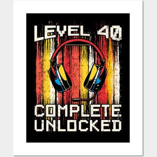 Level 40 complete unlocked Posters and Art